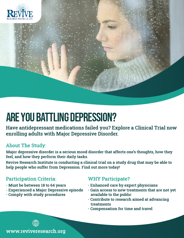 major depressive disorder Depression Clinical Trials