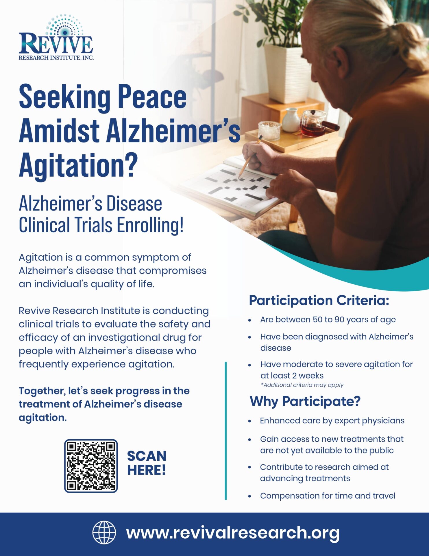 agitation in alzheimer patients clinical trials
