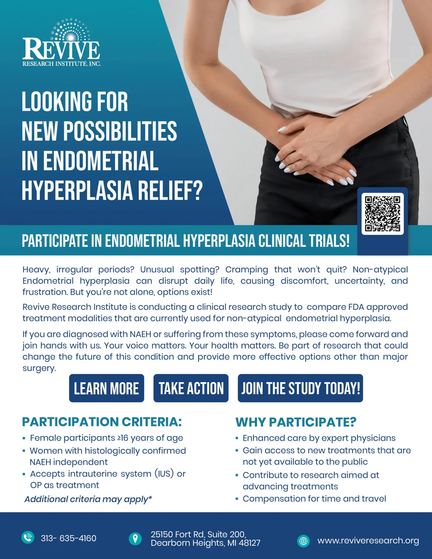 Endometrial Hyperplasia Clinical Trials In Michigan