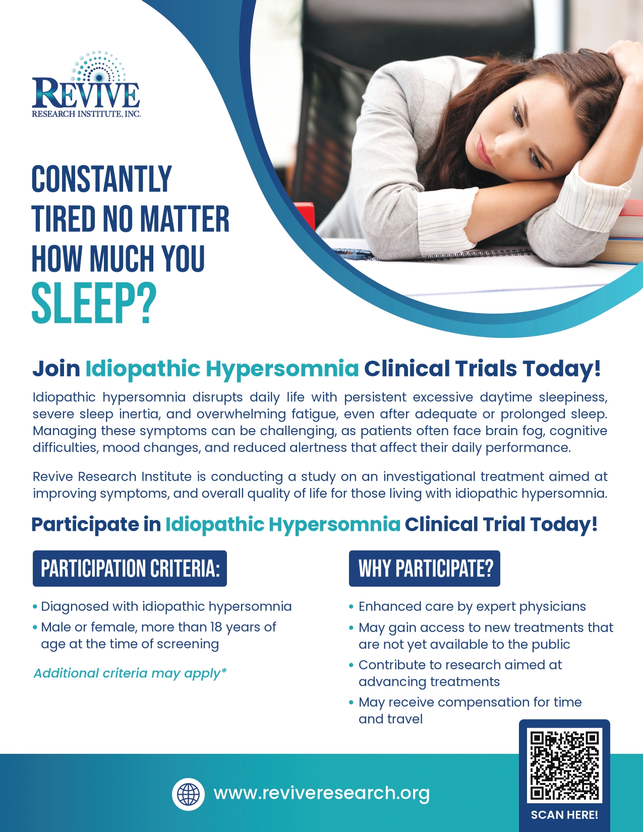 Idiopathic Hypersomnia Clinical Trials
